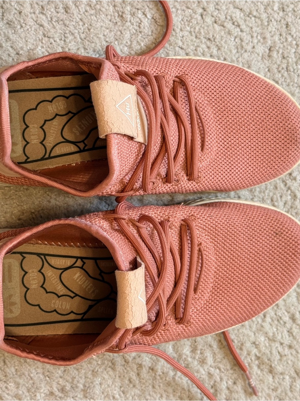 Adidas Knit Sneakers in Dusty Pink